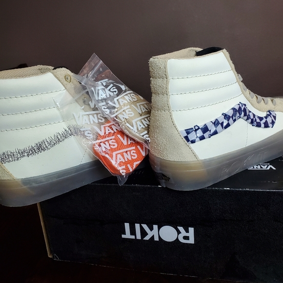 Vans Sk8-Hi 38 Dx Ws Rokit Translucent Pebble Men Size 8.5, Women Size 10 - Picture 5 of 13